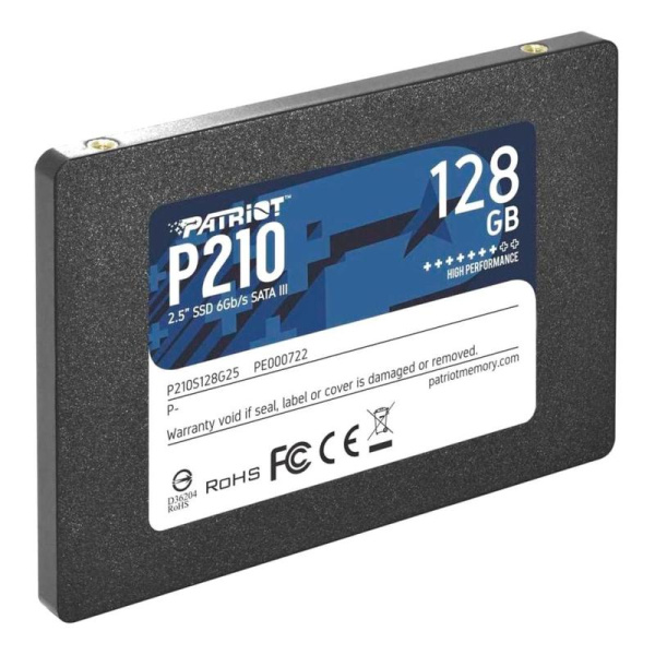 SSD накопитель Patriot P210 128 ГБ (P210S128G25)