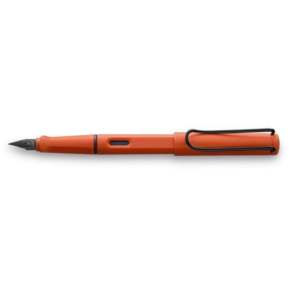 Ручка перьевая Lamy safari цвет чернил синий цвет корпуса оранжевый  (артикул производителя 4035677)
