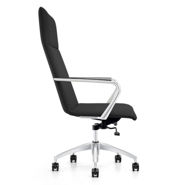 Кресло для руководителя Easy Chair 593 TPU черное (искусственная кожа, металл)