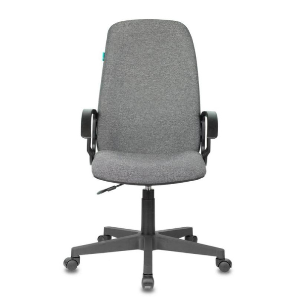 Кресло для руководителя Бюрократ CH-808LT серое (ткань, пластик)