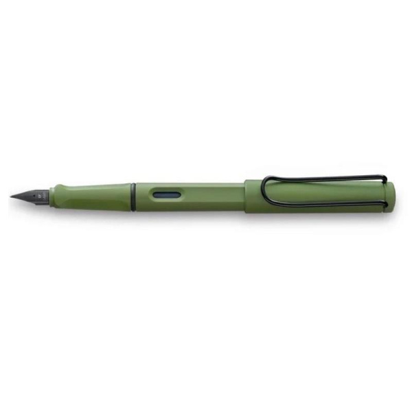 Ручка перьевая Lamy 041 safari EF цвет чернил синий цвет корпуса оливковый (артикул производителя 4035670)