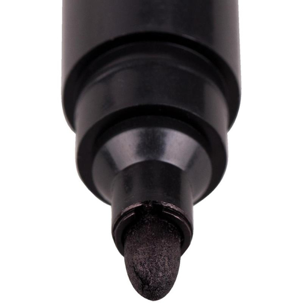 Маркер перманентный OfficeSpace 8004А черный (толщина линии 1-3 мм)  пулевидный наконечник