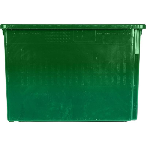 Ящик (лоток) универсальный из ПНД 600х400х400 мм зеленый