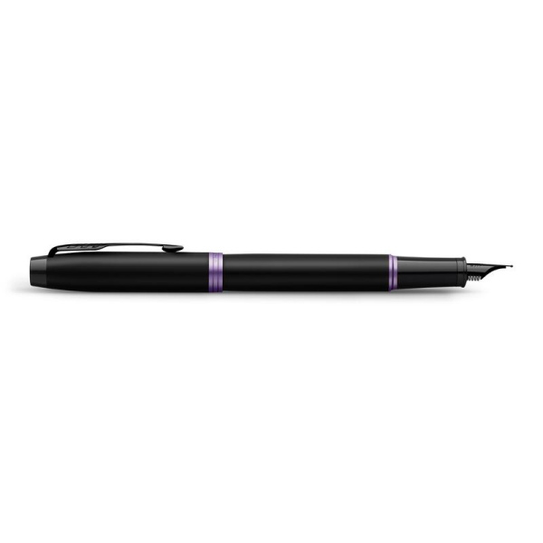 Ручка перьевая Parker IM Professionals Amethyst Purple BT цвет чернил  синий цвет корпуса черный (артикул производителя 2172948)