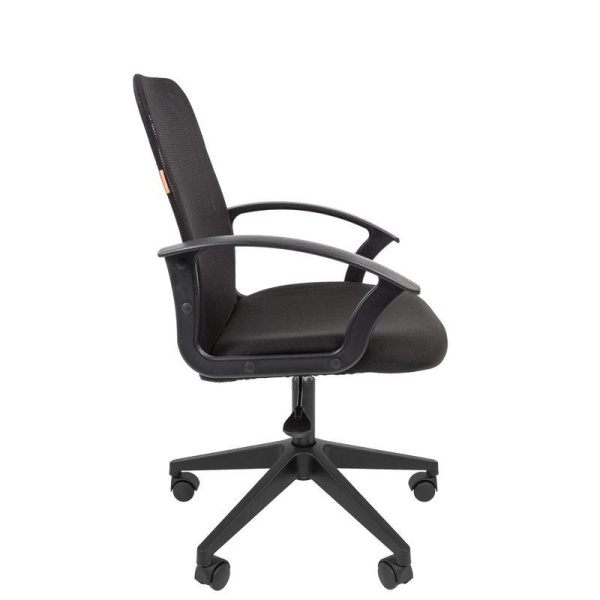Кресло офисное Chairman 615 черное (сетка/ткань, пластик)