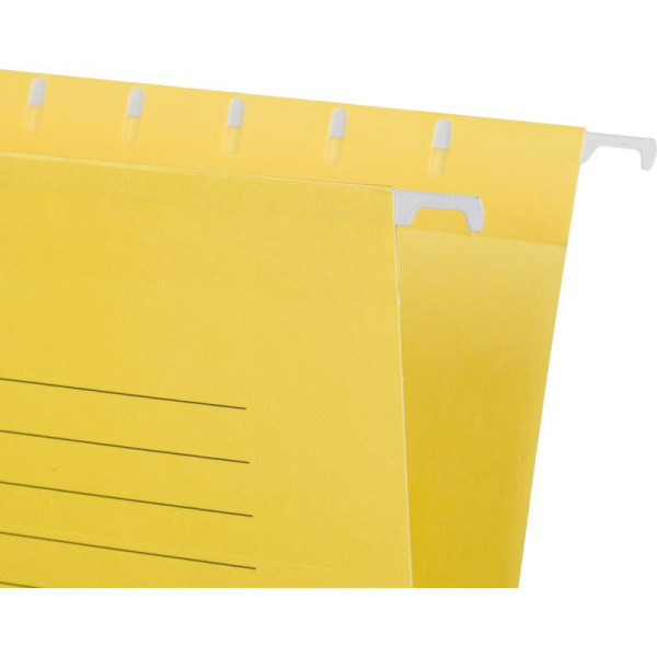 Подвесная папка Attache Foolscap до 200 листов желтая (5 штук в   упаковке)
