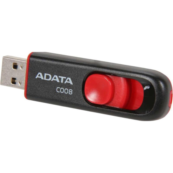 Флеш-память USB 2.0 32 ГБ A-DATA C008 (AC008-32G-RKD)