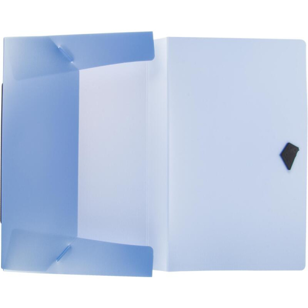 Папка на резинках Attache Selection Breeze А4 30 мм пластиковая до 200  листов голубая (толщина обложки 0.7 мм)