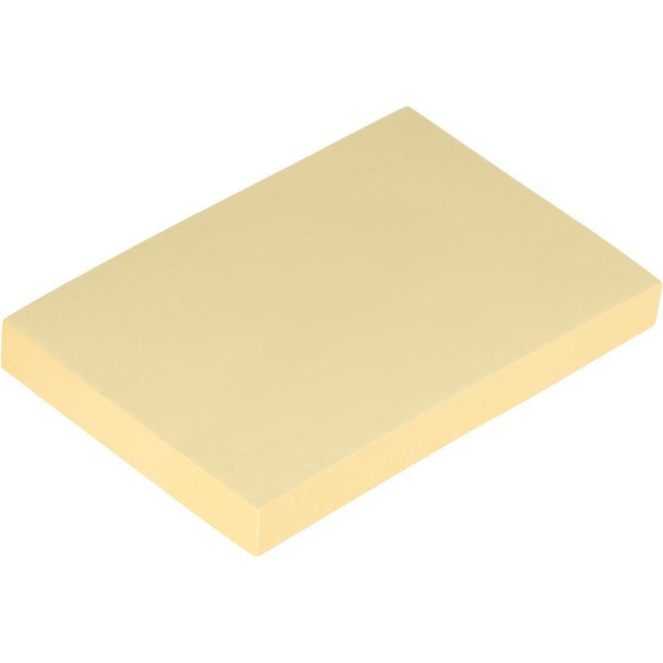 Стикеры Attache Economy 76x51 мм пастельный желтый (1 блок, 100 листов)