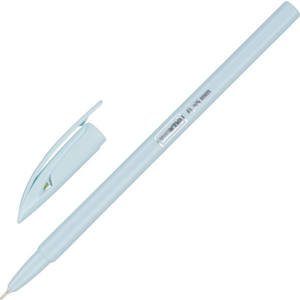 Ручка шариковая неавтоматическая Attache синяя (толщина линии 0.35 мм)