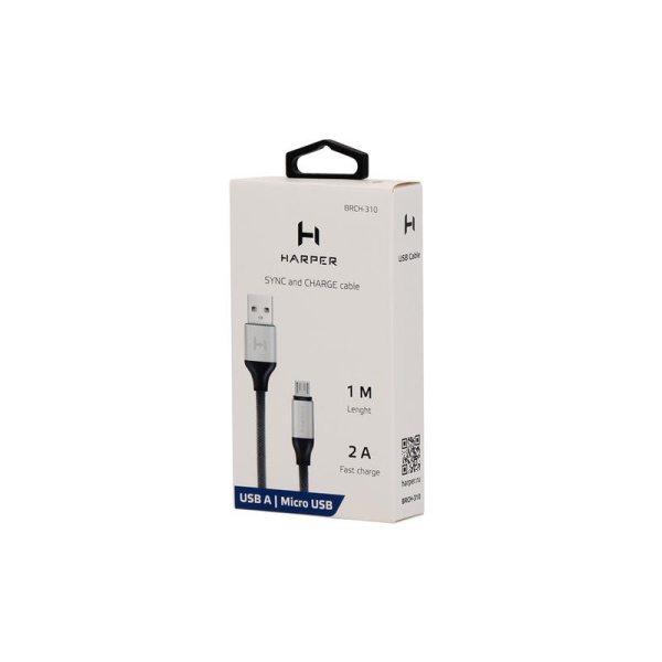Кабель Harper USB A - micro USB 1 метр (H00001359)