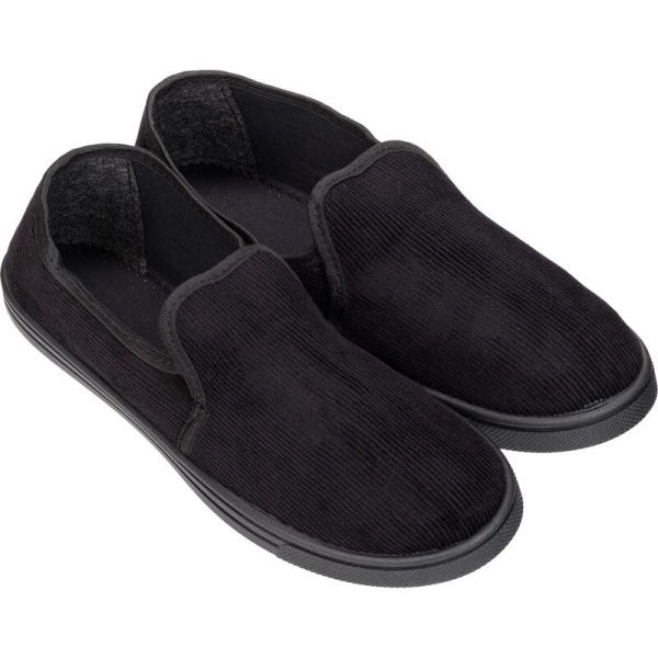 Тапочки вельветовые черные размер 38 Тапочки вельветовые черные размер 38