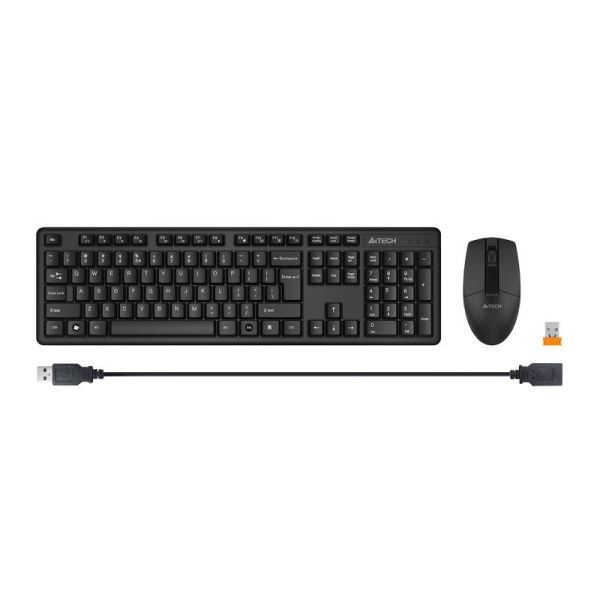 Комплект беспроводной клавиатура и мышь A4Tech 3330N