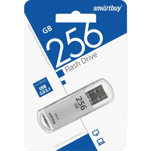 Флешка USB 3.0 256 ГБ Smartbuy V-Cut (SB256GBVC-S3)