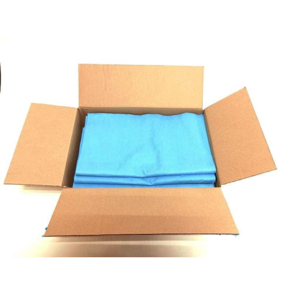Нетканый протирочный материал Микроспан МС80-54 синий (100 листов в  упаковке)