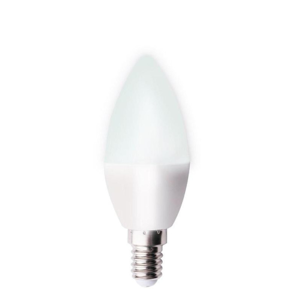 Лампа светодиодная Mega 7 Вт E14 свеча 4000 K нейтральный белый свет