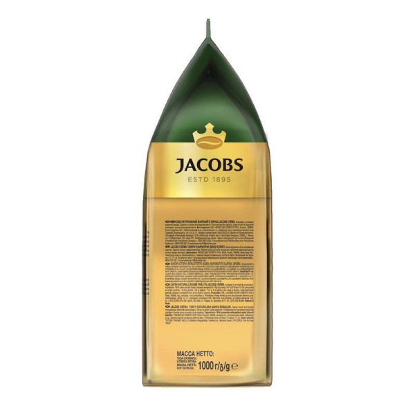 Кофе в зернах Jacobs Crema 1 кг