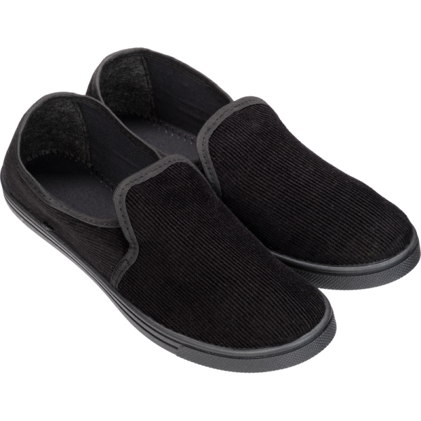 Тапочки вельветовые черные размер 42 (111740) Тапочки вельветовые черные размер 42 (111740)