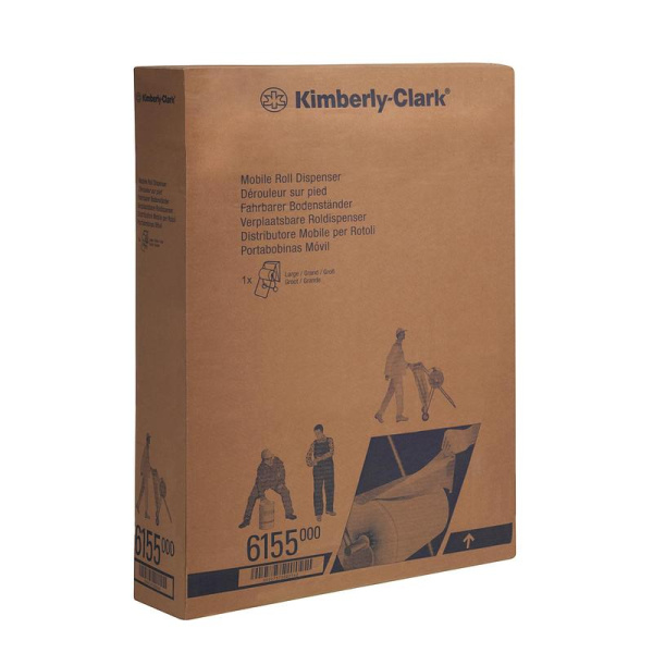 Диспенсер для протирочных материалов KIMBERLY-CLARK Professional  стальной синий (артикул производителя 6155)