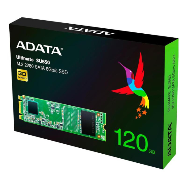SSD накопитель Adata Ultimate SU650 120 ГБ (ASU650NS38-120GT-C)