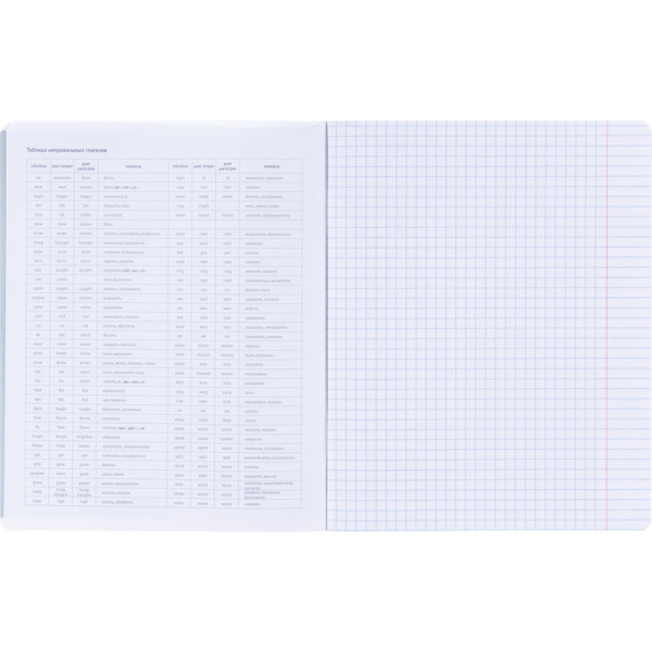 Тетрадь предметная по иностранному языку Be Smart Oblivion А5 48 листов  с рисунком в клетку, матовая ламинация