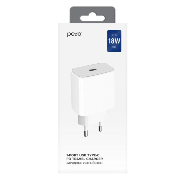 Зарядное устройство Pero TC03 USB Type-C 18 Вт (4603768350736)