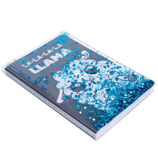 Еженедельник недатированный ArtFox LL-La-La-Llama ПВХ А5 64 листа синий (140х200 мм)