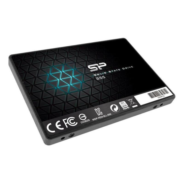SSD накопитель Silicon Power Slim S55 120 ГБ (SP120GBSS3S55S25)