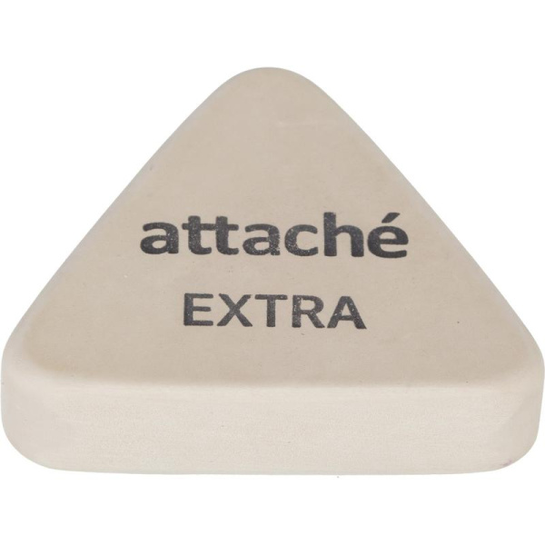 Ластик Attache Extra натуральный каучук треугольный 40x38x10 мм