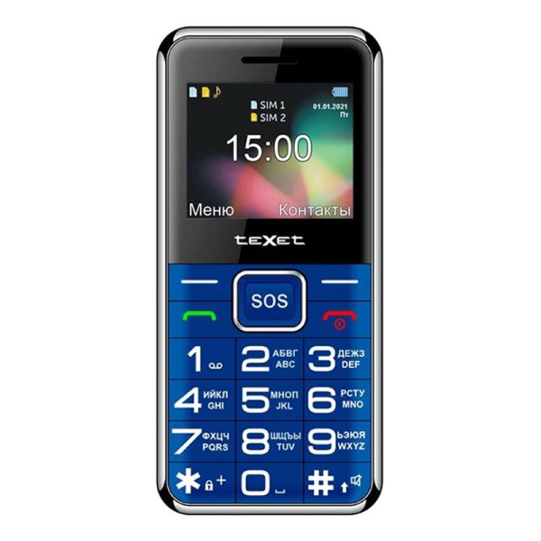 Мобильный телефон Texet TM-B319 цвет синий