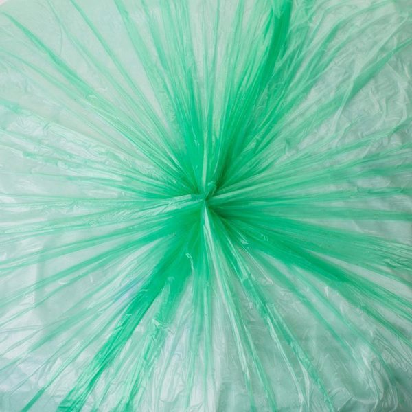 Мешки для мусора на 60 литров биоразлагаемые Attache зеленые (12 мкм, в рулоне 30 штук, 58x68 см)
