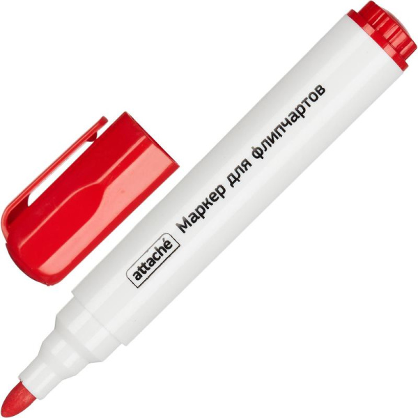 Набор маркеров для флипчартов Attache 4 штуки (толщина линии 2-3 мм)