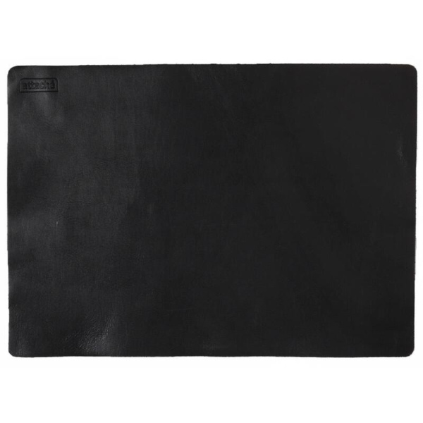 Коврик на стол Attache Selection 300x420 мм черный (из натуральной кожи  Hand made)