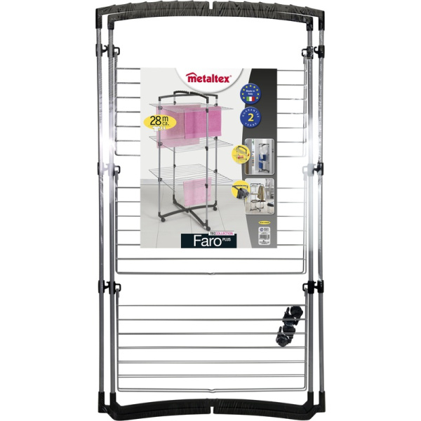 Сушилка для белья напольная складная Metaltex Faro (69x64x134 см)