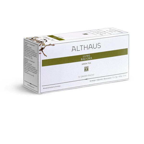 Чай Althaus Grand Pack Lung Bai Cha зеленый 15 пакетиков