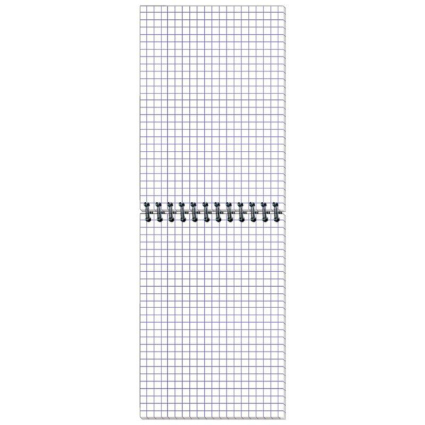 Блокнот Полином Графо А6 50 листов черный/белый в клетку на спирали (101х145 мм)