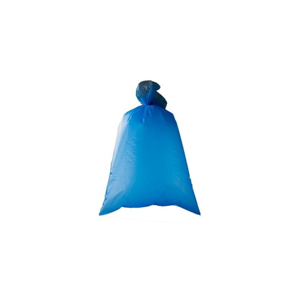 Мешки для мусора на 120 л Luscan синие (ПВД, 50 мкм, в рулоне 10 шт,  70х110 см)