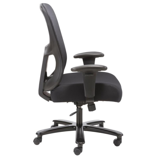 Кресло для руководителя Easy Chair 582 TC черное (сетка/ткань, металл)