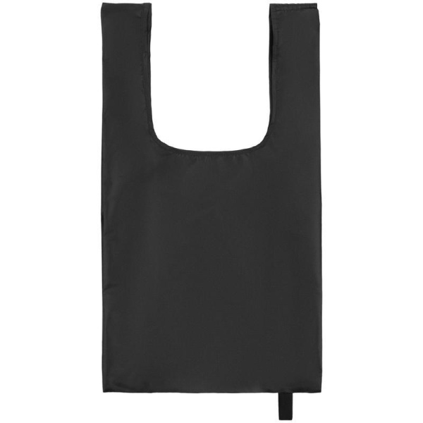 Сумка для покупок Packins полиэстер черная (37x42x2 см)