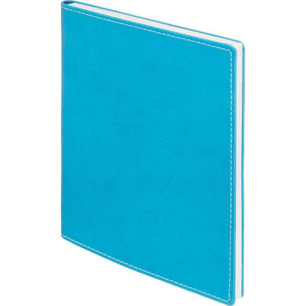 Бизнес-тетрадь Attache Клэр А5 120 листов голубая в клетку на сшивке (170х215 мм)