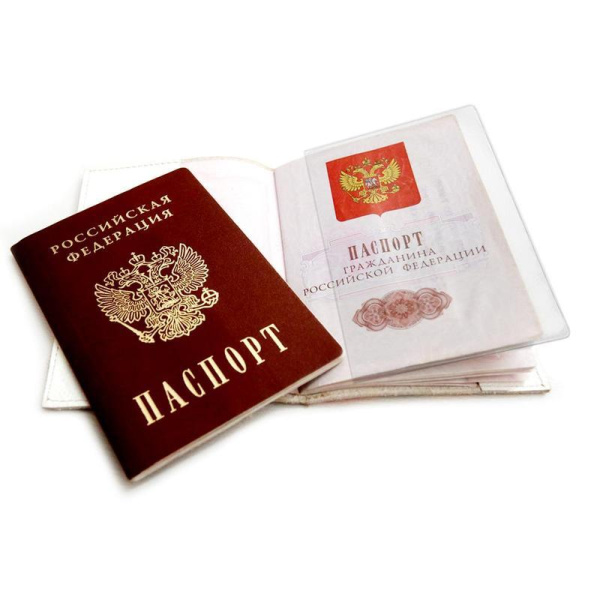 Обложка для листов паспорта из ПВХ прозрачная (10 штук в упаковке 1361/10)