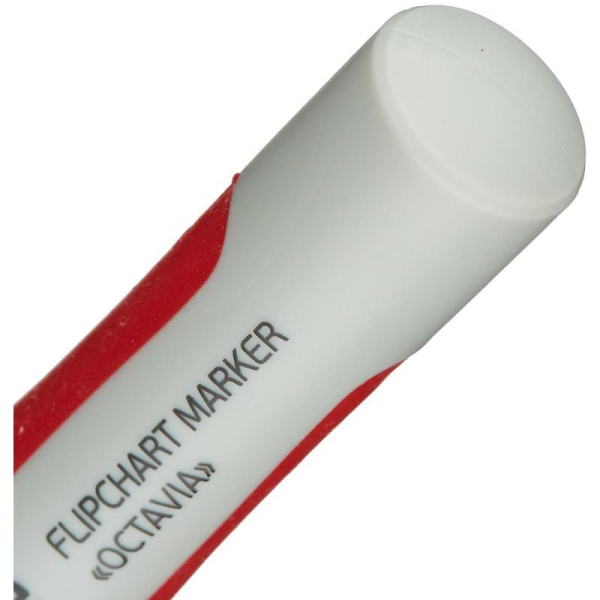 Маркер для бумаги для флипчартов Attache Selection Octavia красный (толщина линии 2-3 мм) круглый наконечник