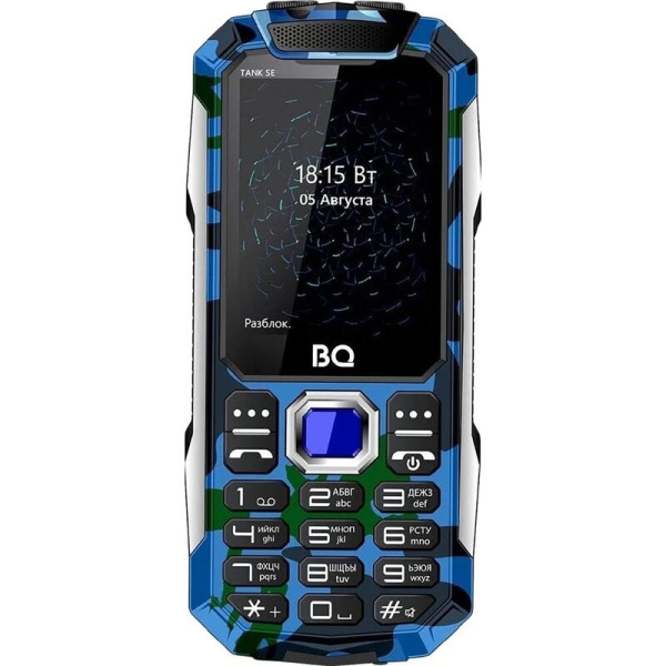 Мобильный телефон BQ 2432 Tank SE синий/зеленый
