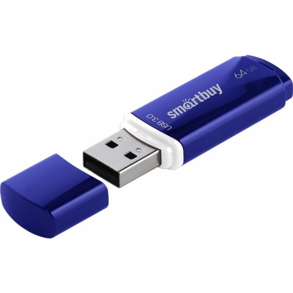 Флешка USB 3.0 64 ГБ SmartBuy Crown (SB64GBCRW-Bl)