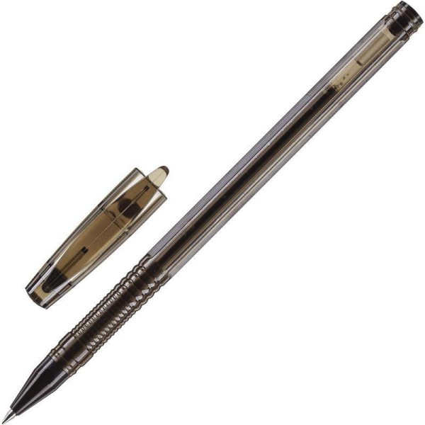 Ручка гелевая Attache Space черная (толщина линии 0,5 мм)