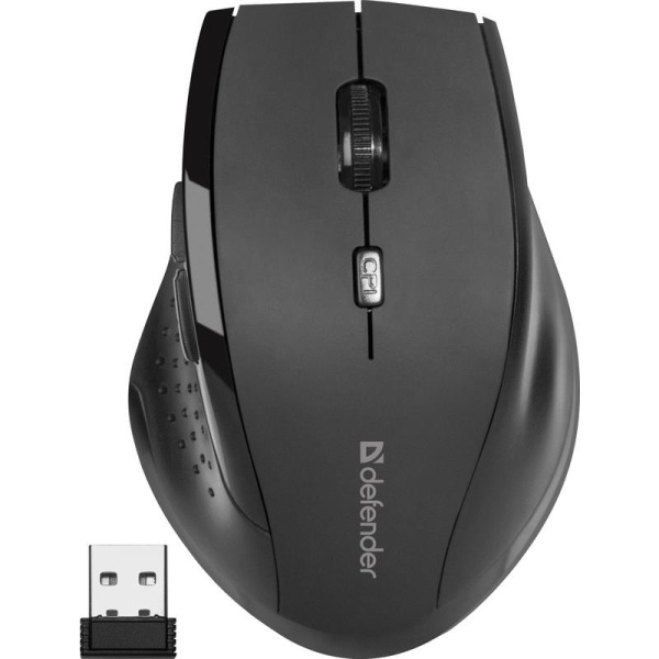 Мышь компьютерная Defender Accura MM-365 черная (52365)