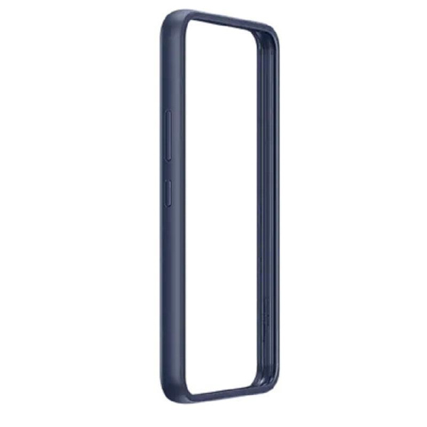 Чехол-накладка Samsung Frame Cover S22 для Samsung Galaxy S22  прозрачный/темно-синий (SAM-EF-MS901CNEGRU)
