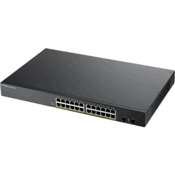 Коммутатор Zyxel Smart L2 PoE+ (GS190024HPV2-EU0101F)