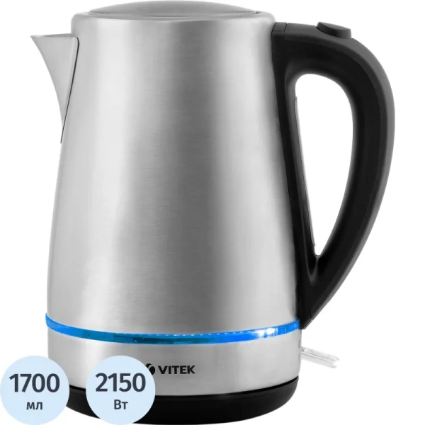 Чайник электрический Vitek VT-7096 серебристый Чайник электрический Vitek VT-7096 серебристый