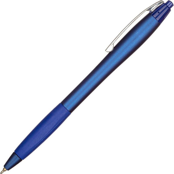 Ручка шариковая автоматическая Attache Selection Pearl touch Glide синяя (толщина линии 0.3 мм, 2 штуки в наборе)